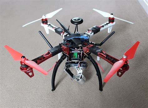 drone   axis gimbal  build   flown  otley
