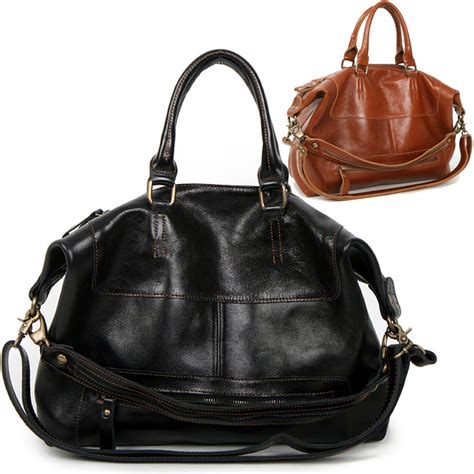 new leather handbag shoulder women bag brown black hobo tote purse designer lady ebay