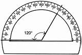 Protractor Clipart Math Angle Printable Circle Kids Drawing Degrees 120 Cliparts Maths Protractors Clip Measure Psf  Size Use Altitude sketch template