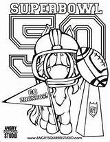 Seahawks Bowl Super Coloring Pages Getcolorings sketch template