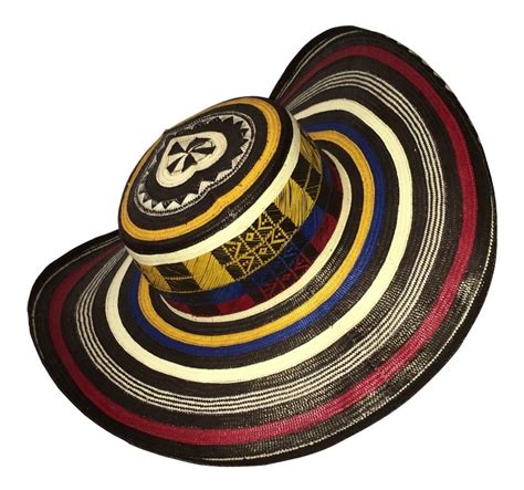 sombrero vueltiao  vueltas original colombiano tricolor