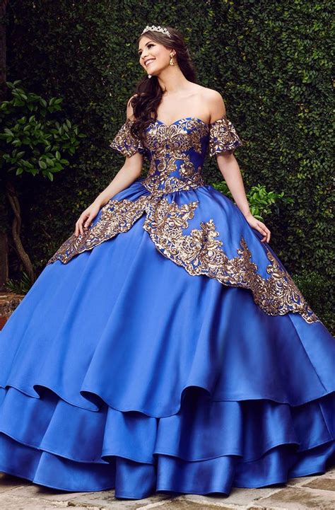Mary S Quinceanera Dresses Mq3030 Sequin Embroidered Tiered Ballgown
