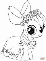 Coloring Pony Little Pages Apple Bloom Print Printable Color Girls Drawing Book Prints Getdrawings 방문 Paper sketch template