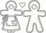 Coloring Gingerbread Pages Man Husband Wife Printable House Christmas Woman Color Template Story Drawing Children Kids Rocks Sheets Pattern Colouring sketch template