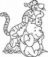 Pooh Winnie Malvorlagen Tigger Puh Ganzes Tigro Kinderbilder Amici Vasepin sketch template