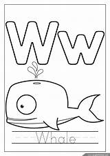 Alphabet Whale Englishforkidz Worksheets sketch template