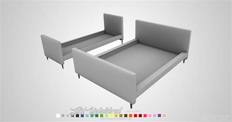 sims  custom content single beds csnelo