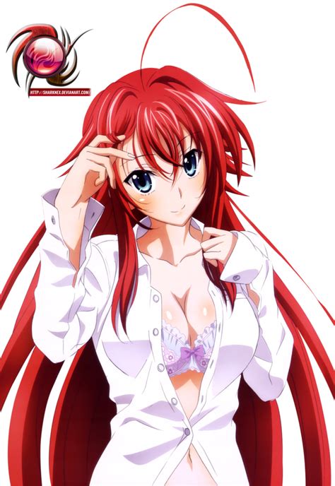 highschool dxd rias sexy render by sharknex high school dxd 高校 アニメ イラスト