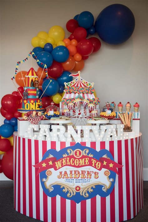 carnival birthday party ideas photo    catch  party