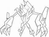 Necrozma Kleurplaten Pokémon sketch template