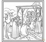 Giotto Coloring Magi Adoration Colorare Da Di Pages Adorazione Disegni Dei Artisti Disegno Drawing Renaissance Arte Famosi sketch template