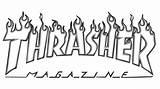 Thrasher Logos 1000logos Wallpaper Evolution sketch template