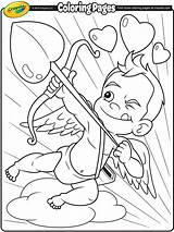Cupid Coloring Pages Getcolorings Printable sketch template