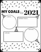 Goals Coloring Pages 2021 Kids Year Color Online sketch template