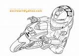 Rossi Valentino Vr46 Lineart Livery Helmet sketch template