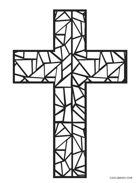 printable cross coloring pages  kids coolbkids