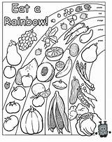 Coloring Healthy Pages Health Food Kids Nutrition Printable Eat Rainbow Preschool Activities Chain Sheets Eating Foods Worksheets Colouring Color Related sketch template