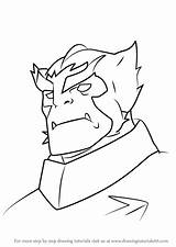 Voltron Commander Draw Legendary Defender Step Drawing Prorok Drawingtutorials101 sketch template