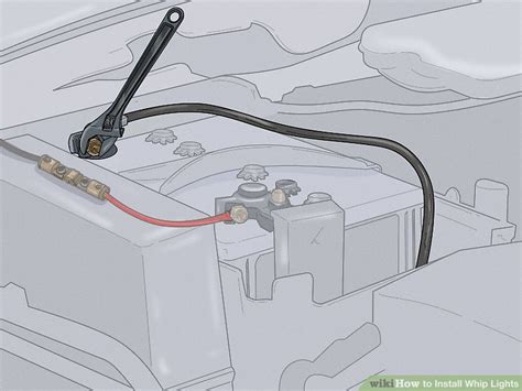 easy ways  install whip lights  pictures wikihow