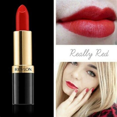 Revlon Super Lustrous Lipstick 006 Really Red Revlon Super Lustrous