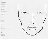 Makeup Template Make Face Mac Charts Chart Blank Templates Printable Beauty Facechart Drawing Stencil Preparation Job Designer Original Male Choose sketch template