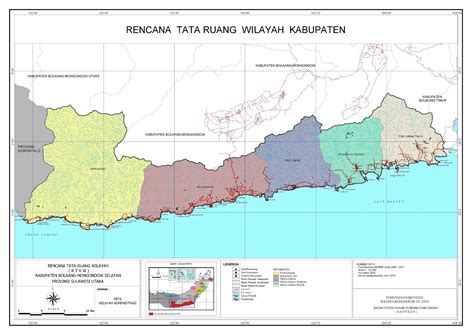peta kabupaten bolaang mongondow selatan