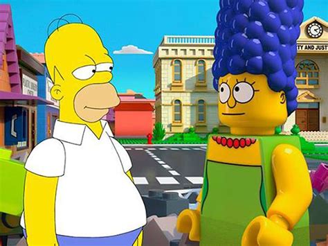 The Simpsons Lego Episode Sees Homer And Marge Get Frisky In Plastic