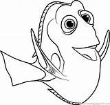 Dory Coloring Fish Pages Finding Nemo Clipart Ray Drawing Color Mr Baby Printable Cartoon Print Getcolorings Template Getdrawings Coloringpages101 Colorings sketch template