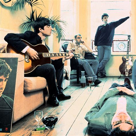 Oasis Definitely Maybe Front Cover By Michael Spencer Jones