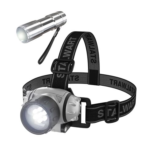 led headlamp adjustable headband  flashlight set battery operated tanga