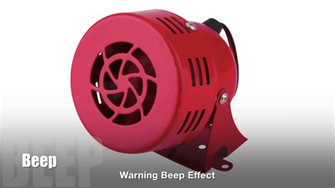 warning beep sound effect youtube