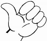 Thumbs Sideways Clipart Thumb Cliparts Library Svg sketch template
