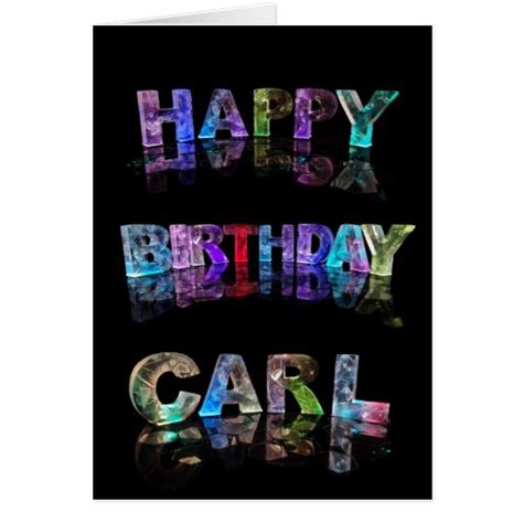 happy birthday carl card zazzle