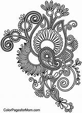 Paisley Pages Coloring Adult Getcolorings sketch template