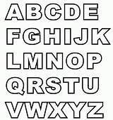 Alphabet Letters Uppercase Printable Templates Via sketch template