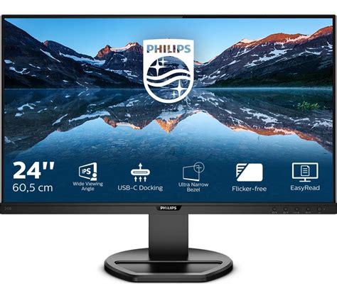 buy philips  full hd  lcd monitor black  delivery currys