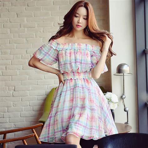 Original Dress Summer Women 2017 New Korean Ladies Fashion Casual Short
