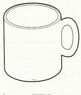 Chocolate Coffee Mug Outline Hot Coloring Printable Template Clipart Mugs Winter Kids Sketch Crafts Craft Preschool Activities Board Templates January sketch template