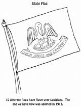 State Flag Coloring Pages Jersey Louisiana States United Getcolorings Getdrawings Printable Colorings Color sketch template