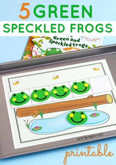 green speckled frogs printable  preschool  green  speckled