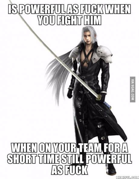 Badass Sephiroth Video Games Gaming Memes Video Game Memes