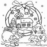 Christmas Coloring Pages Drawing Tree Teenagers Beautiful Color Santa Printable Fun Claus Xmas Clipart Kids Scenery Countryside Mystical Creatures Frozen sketch template