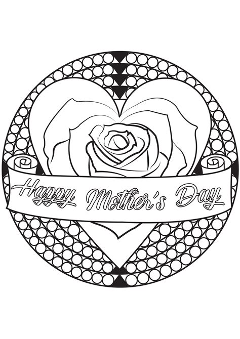 hidden celebrations happy mothers day birthday coloring pages