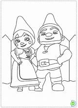 Juliet Gnomeo Coloring Pages Romeo Printable Gnome Print Color Colouring Couple Kids Sheets Garden Halloween Book Outline Getcolorings Crafts Movie sketch template
