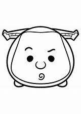 Tsum Coloring Pages Fun Kids Buzz sketch template