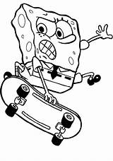 Coloring Skateboard Pages Action Spongebob Colouring Print Deck Tech Drawings Color Printable Board Sheets Girls Kids Cartoon Getcolorings Template Easy sketch template