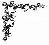 Star Border Corner Clip Clipart Borders Christmas Stars Line Designs Boarder Cliparts Frame Corners Drawing Library Moon Bethlehem January Easy sketch template