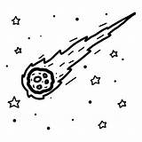 Comet Comete Etoile étoile Comète Peints Papiers sketch template