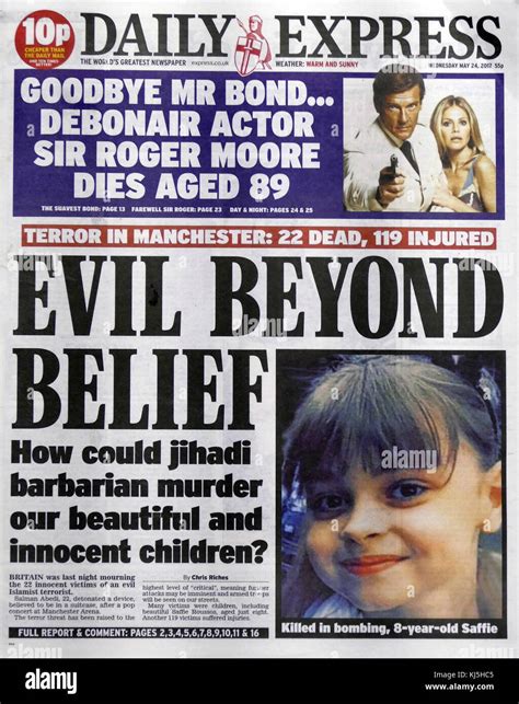 british newspaper headline  front page   days