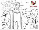 Superbook Coloring Pages Cbn Template sketch template